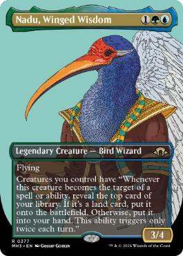 [377]【EN】■ボーダーレス■有翼の叡智、ナドゥ/Nadu, Winged Wisdom【MH3】[R][多色]