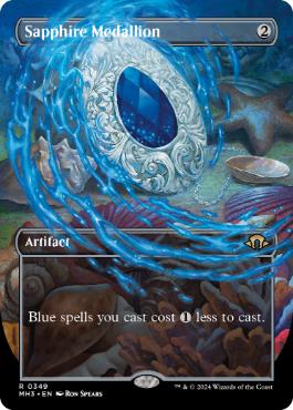 [349]【EN】■ボーダーレス■サファイアの大メダル/Sapphire Medallion【MH3】[R][茶]