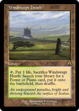 [440]【EN】■旧枠■吹きさらしの荒野/Windswept Heath【MH3】[R][土地]