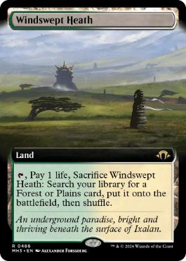 [466]【EN】■拡張アート■吹きさらしの荒野/Windswept Heath【MH3】[R][土地]