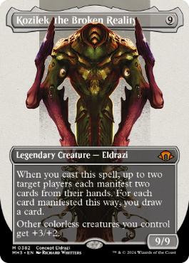 [382]【EN】【FOIL】■ボーダーレス■崩壊した現実、コジレック/Kozilek, the Broken Reality【MH3】[M][無]
