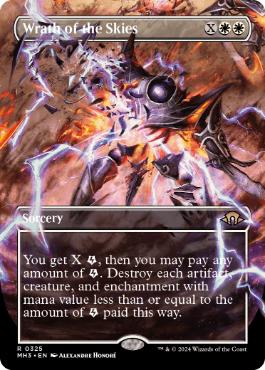 [325]【EN】【FOIL】■ボーダーレス■空の怒り/Wrath of the Skies【MH3】[R][白]