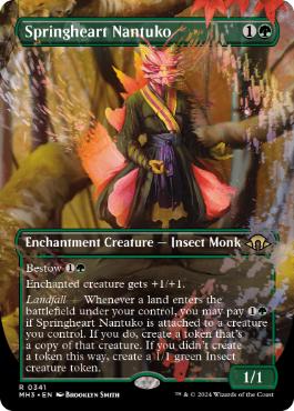 [341]【EN】【FOIL】■ボーダーレス■春心のナントゥーコ/Springheart Nantuko【MH3】[R][緑]