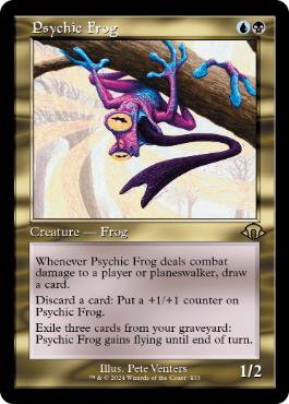 [433]【EN】【FOIL】■旧枠■超能力蛙/Psychic Frog【MH3】[R][多色]