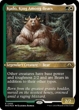 [490]【EN】【エッチングFOIL】熊の中の王、クードー/Kudo, King Among Bears【MH3】[R][多色]