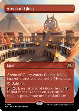 [351]【EN】【FOIL】■ボーダーレス■栄光の闘技場/Arena of Glory【MH3】[R][土地]