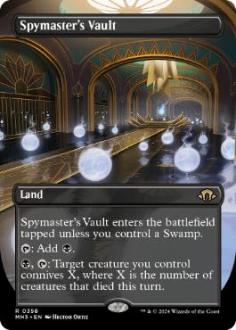 [358]【EN】【FOIL】■ボーダーレス■密偵長の大霊堂/Spymaster's Vault【MH3】[R][土地]