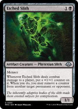 [091]【EN】刻まれたスリス/Etched Slith【MH3】[U][黒]