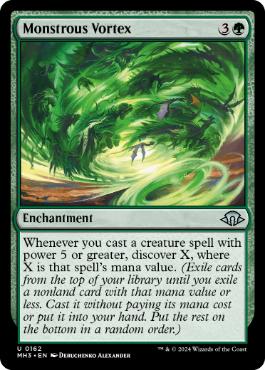 [162]【EN】怪物渦/Monstrous Vortex【MH3】[U][緑]