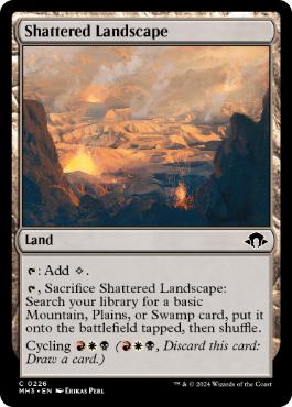 [226]【EN】被災地帯/Shattered Landscape【MH3】[C][土地]