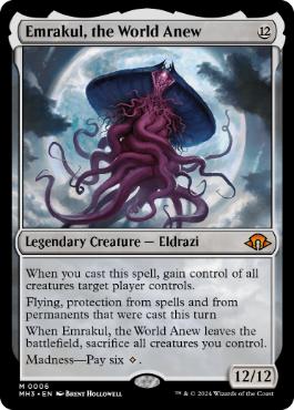 [006]【EN】【FOIL】再誕世界、エムラクール/Emrakul, the World Anew【MH3】[M][無]