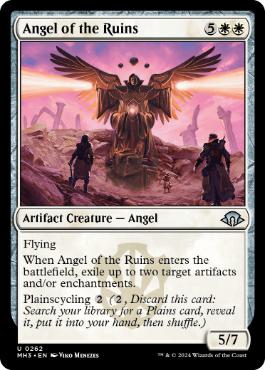 [262]【EN】【FOIL】遺跡の天使/Angel of the Ruins【MH3】[U][白]