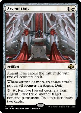 [020]【EN】【FOIL】銀の高座/Argent Dais【MH3】[R][白]