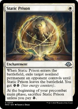 [044]【EN】【FOIL】静牢/Static Prison【MH3】[U][白]