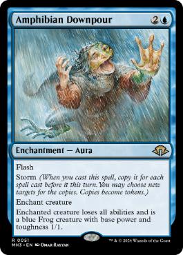 [051]【EN】【FOIL】両生類の豪雨/Amphibian Downpour【MH3】[R][青]