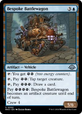 [052]【EN】【FOIL】特製の闘車/Bespoke Battlewagon【MH3】[U][青]