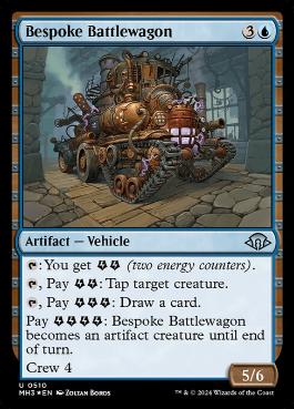 [510]【EN】【リップルFOIL】特製の闘車/Bespoke Battlewagon【MH3】[U][青]