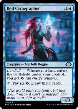 [067]【EN】【FOIL】乱動の地図作り/Roil Cartographer【MH3】[U][青]