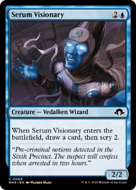 [069]【EN】【FOIL】血清の幻視家/Serum Visionary【MH3】[C][青]