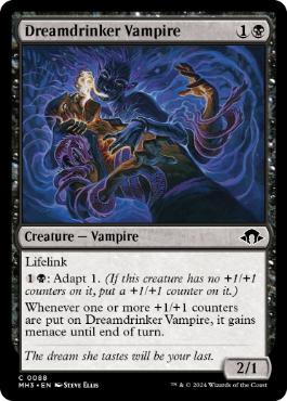[088]【EN】【FOIL】夢呑みの吸血鬼/Dreamdrinker Vampire【MH3】[C][黒]