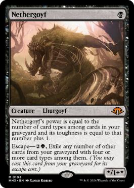 [103]【EN】【FOIL】ネザーゴイフ/Nethergoyf【MH3】[M][黒]