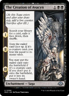 [086]【EN】【FOIL】アヴァシンの創造/The Creation of Avacyn【MH3】[U][黒]