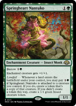 [171]【EN】【FOIL】春心のナントゥーコ/Springheart Nantuko【MH3】[R][緑]