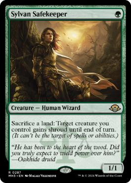 [287]【EN】【FOIL】森を護る者/Sylvan Safekeeper【MH3】[R][緑]