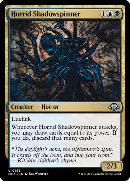 [188]【EN】【FOIL】忌まわしき影紡ぎ/Horrid Shadowspinner【MH3】[U][多色]
