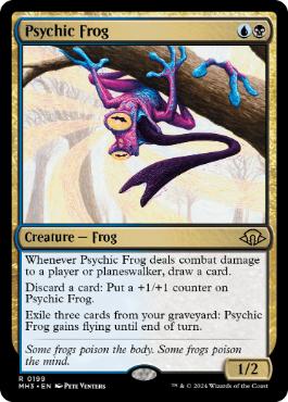 [199]【EN】【FOIL】超能力蛙/Psychic Frog【MH3】[R][多色]