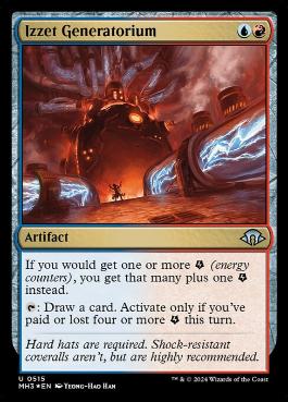 [515]【EN】【リップルFOIL】イゼットの発電装置/Izzet Generatorium【MH3】[U][多色]