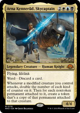 [178]【EN】【FOIL】飛空隊長、アーナ・ケネルッド/Arna Kennerüd, Skycaptain【MH3】[M][多色]