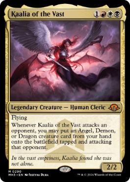 [290]【EN】【FOIL】巨大なるカーリア/Kaalia of the Vast【MH3】[M][多色]