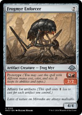 [120]【EN】【FOIL】カエルマイアの処罰者/Frogmyr Enforcer【MH3】[U][茶]