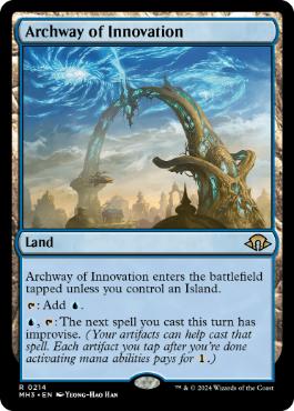 [214]【EN】【FOIL】革新のアーチ道/Archway of Innovation【MH3】[R][土地]