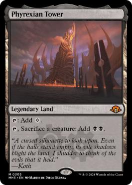 [303]【EN】【FOIL】ファイレクシアの塔/Phyrexian Tower【MH3】[M][土地]