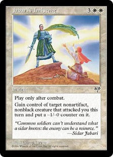 [024]【JP】ジャバーリーの威光/Jabari's Influence【MIR】[R][白]