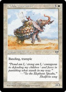 [030]【EN】気高き象/Noble Elephant【MIR】[C][白]