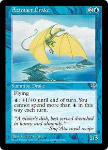 [053]【JP】アズィーマイエト・ドレイク/Azimaet Drake【MIR】[C][青]