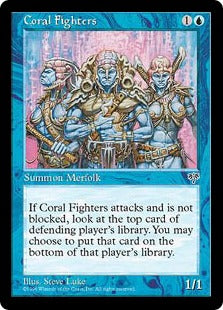 [059]【EN】珊瑚の戦士/Coral Fighters【MIR】[U][青]