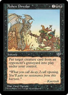 [104]【JP】死灰の秘粉/Ashen Powder【MIR】[R][黒]