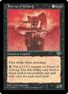 [135]【EN】アーボーグのプーラージ/Purraj of Urborg【MIR】[R][黒]
