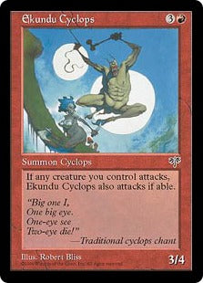 [171]【JP】イーカンドゥー・サイクロプス/Ekundu Cyclops【MIR】[C][赤]