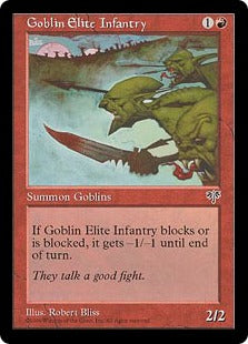[177]【EN】ゴブリン精鋭歩兵部隊/Goblin Elite Infantry【MIR】[C][赤]