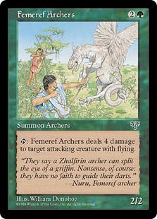 [215]【JP】フェメレフの射手/Femeref Archers【MIR】[U][緑]