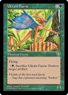 [247]【JP】ウークタビー・フェアリー/Uktabi Faerie【MIR】[C][緑]
