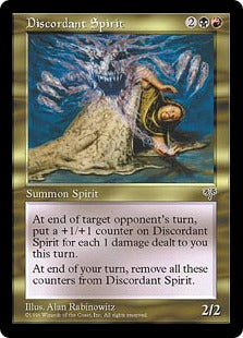 [261]【JP】不和の精/Discordant Spirit【MIR】[R][多色]