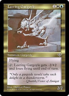 [271]【JP】抜目ないガーゴイル/Leering Gargoyle【MIR】[R][多色]