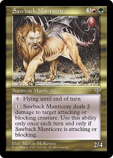 [281]【JP】ノコギリ・マンティコア/Sawback Manticore【MIR】[R][多色]