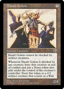 [294]【JP】玄武岩のゴーレム/Basalt Golem【MIR】[U][茶]